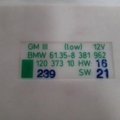 Блок комфорта BMW 5 Series E39 (1995-2003) 61358381962