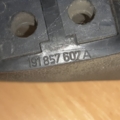 Ручка Volkswagen Golf II 1983-1992 191857607A