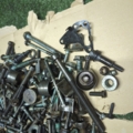 Болти/гайки двигуна Volkswagen Touareg I (2002-2010) 070103384