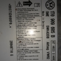 Блок управління airbag 1t0909605, 5wk43150 Volkswagen Touran I (2003-2010) 1T0909605