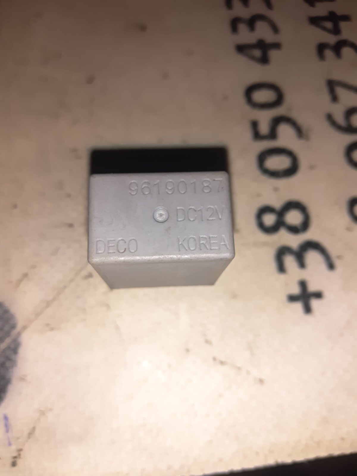 Реле протитуманних фар Chevrolet LACETTI седан 99-03 96190187