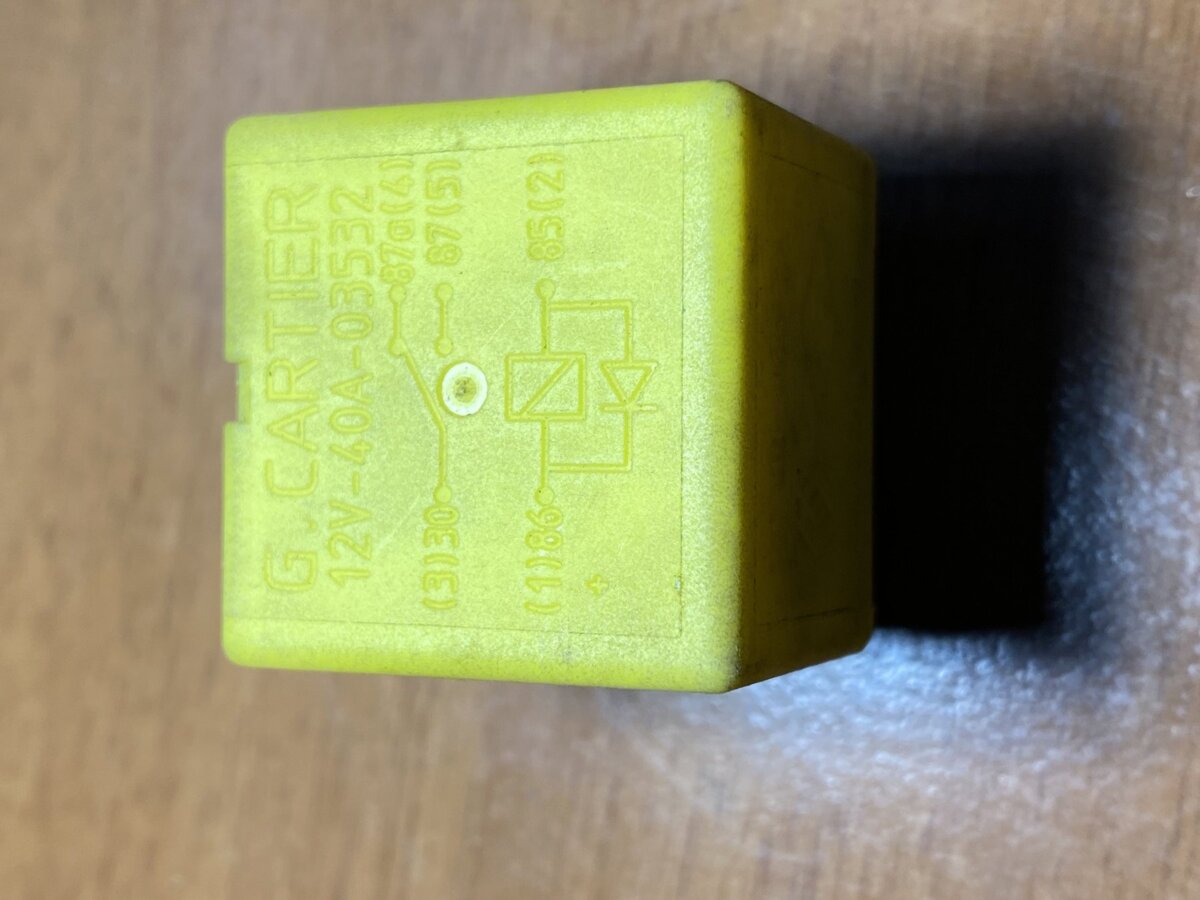 Реле (не більш 60вт і більш 2а) Renault Laguna II (2001-2007) 7700844253