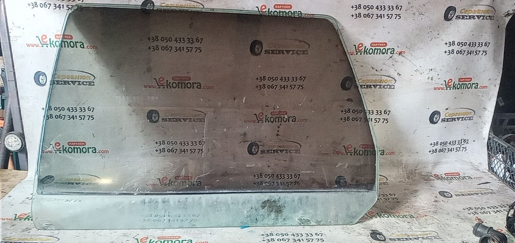 скло заднє ліве; скло задніх дверей, лівих; скло задньої двері лівої Volkswagen Sharan I (1995-2010) 7M0845205A