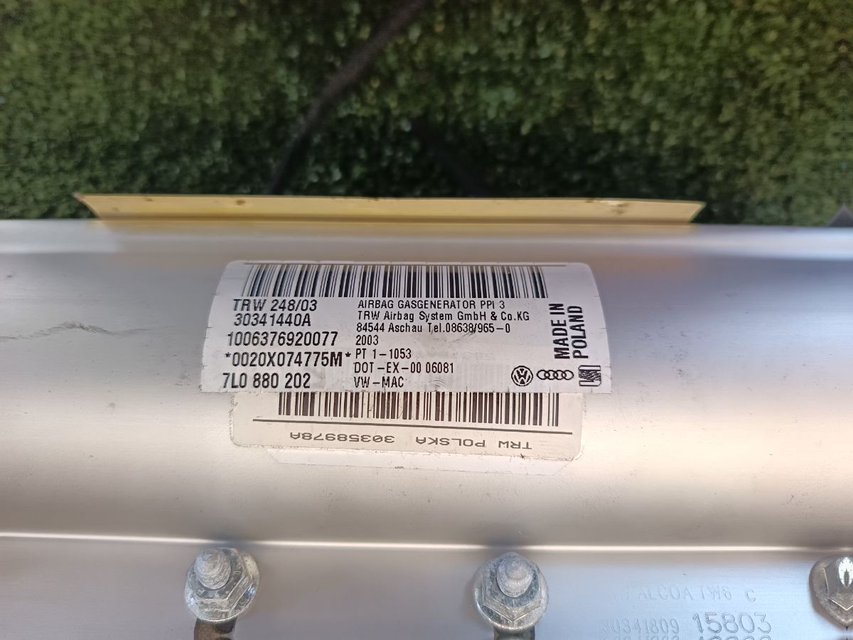 Подушка безпеки, пасажирська, airbag Volkswagen Touareg I (2002-2010) 7L0880202