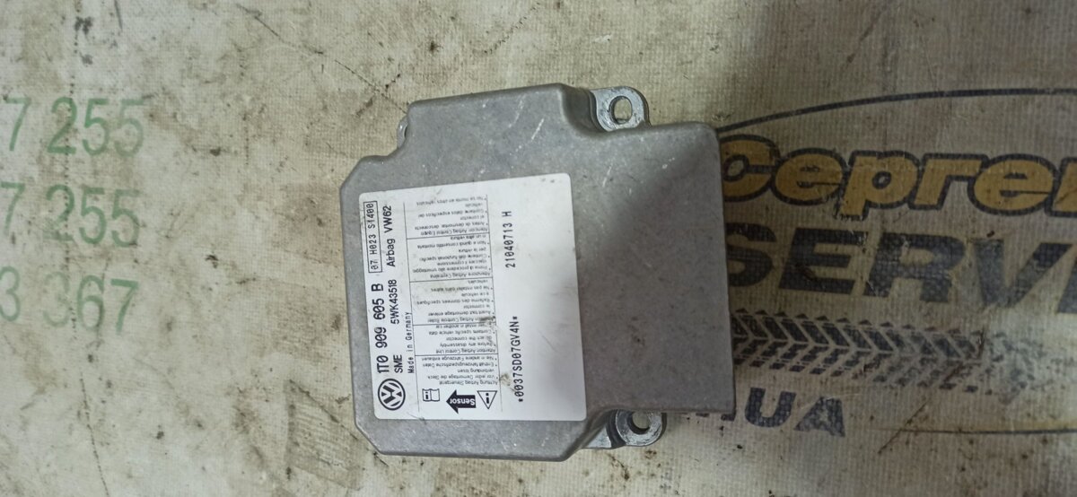 Блок управління airbag 1t0909605, 5wk43150 Volkswagen Touran I (2003-2010) 1T0909605